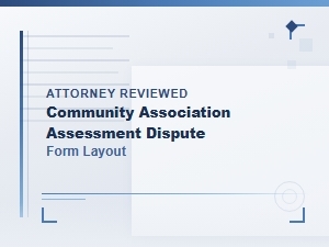 Attorney Reviewed Community Association Fine Appeal Form