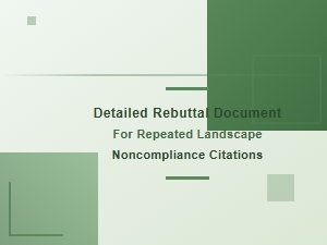 Drafting a Rebuttal for Repeated Texas Hoa Landscaping Fines